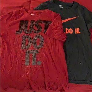 Nike Just Do It Tees YLG Combo New